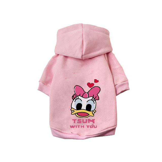 Cartoon Pet Coat Jacket Cotton