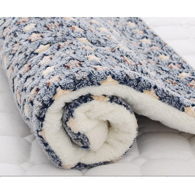 HEYPET Pet Blanket Bed Soft Coral Fleece