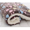 HEYPET Pet Blanket Bed Soft Coral Fleece