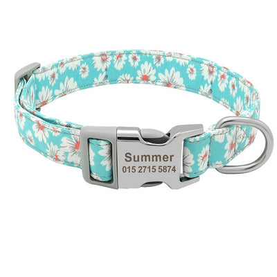 Printed Pet Collar Nylon