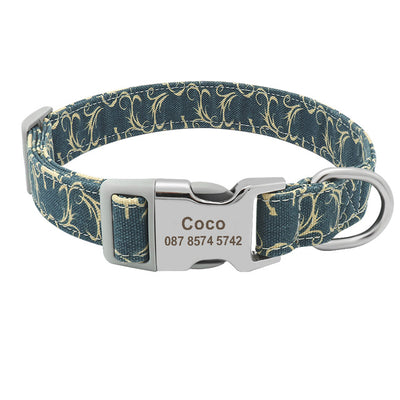 Printed Pet Collar Nylon