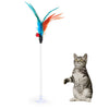 Cat Interactive Toy Stick Feather Wand