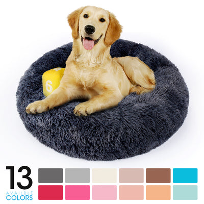 Round Plush Bed House Mat