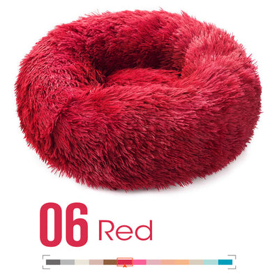 Round Plush Bed House Mat